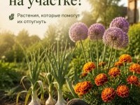 Кроты. Растения, которые прогонят их с вашего огорода